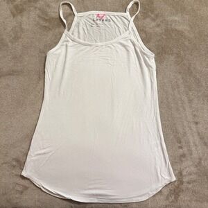 HATCH Layers The Tank Layer White Modal Blend Spaghetti Strap Tank Top Small
